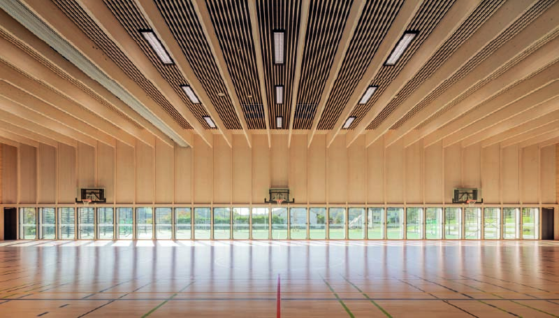 Heynlinsporthalle Königsbach – Stein_Architekt D´Inka Scheible Hoffmann Lewald