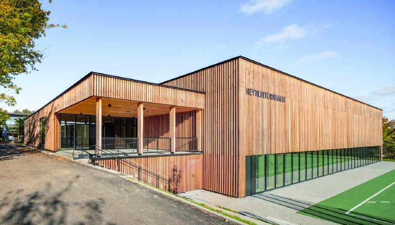 Heynlinsporthalle Königsbach – Stein_Architekt D´Inka Scheible Hoffmann Lewald